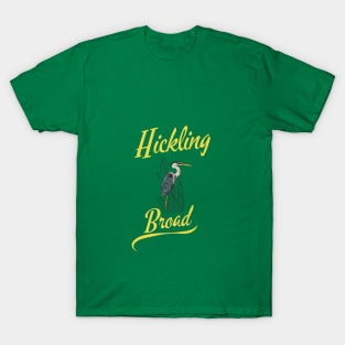 Hickling Heron Norfolk Broads T-Shirt